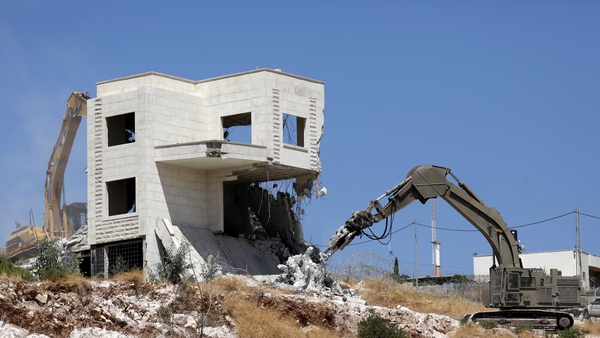 Israel said the ten apartment buildings had been built illegally and posed a security risk to Israeli armed forces