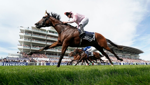 Anthony Van Dyck wins the Derby at Epsom