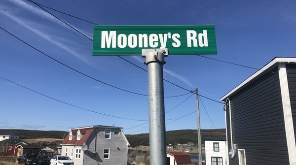 Road sign in Branch, Newfoundland (Pic: Michael Fortune)