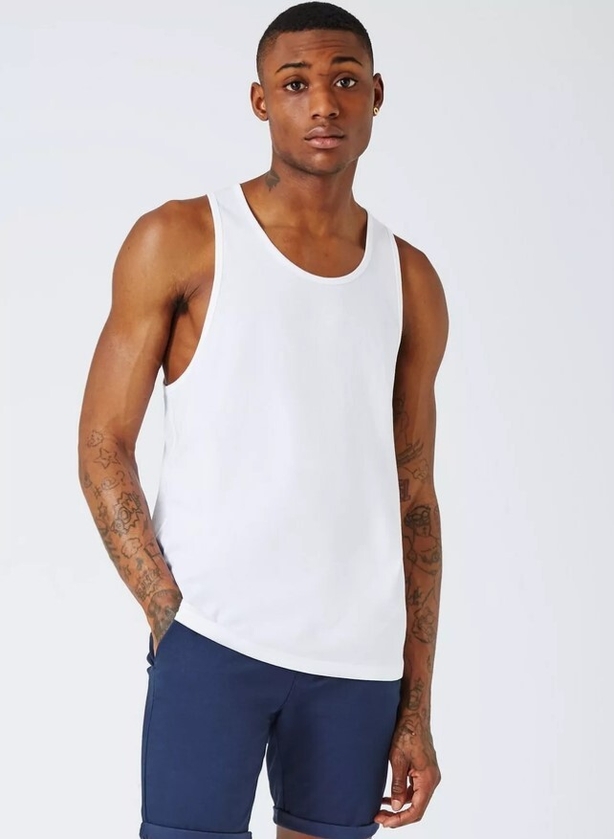 Topman white vest