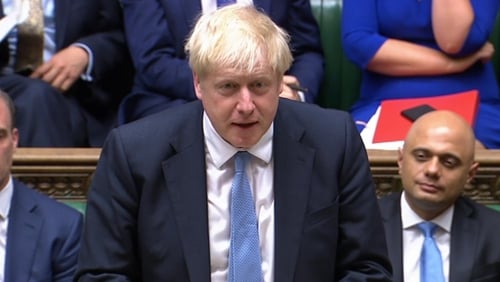 Boris Johnson made his first speech to parliament as prime minister