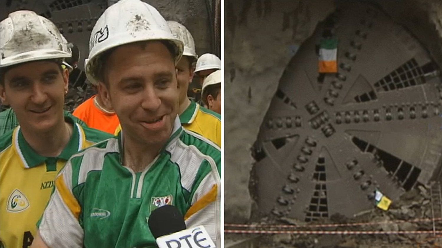 RTÉ Archives Environment Dublin Port Tunnel Breakthrough