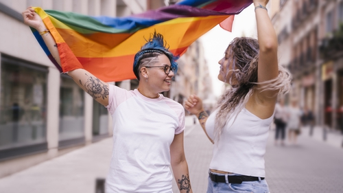 How do you celebrate Pride when you exist between the binaries? Photo: Getty