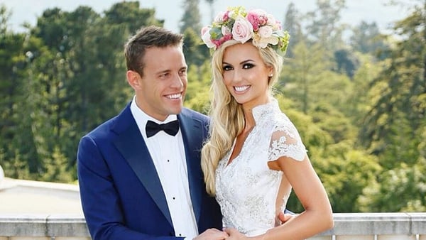 Wes Quirke and Rosanna Davison expecting their first baby, image via Instagram