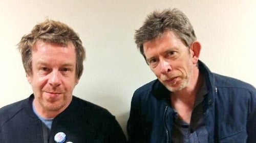 Kevin Barry (left) joined John Kelly (right) on RTÉ lyric fm's Mystery Train