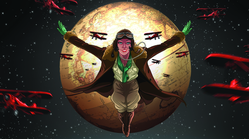 Aviator Lady Mary Heath (Illustration: Sean Branigan)
