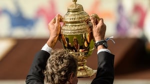 A view of the Aga Khan trophy