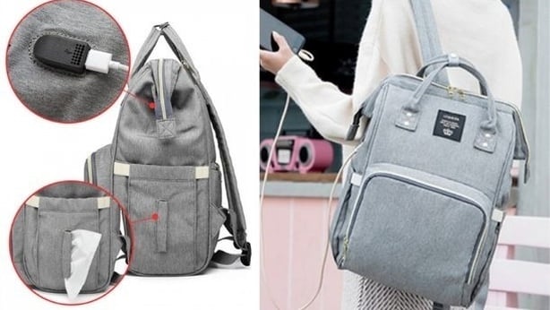 backpack changing bag ireland