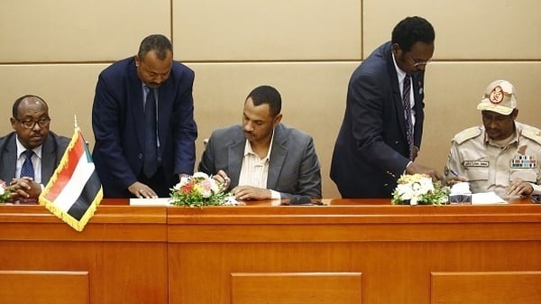 The deal comes after difficult negotiations between the leaders of mass protests and the Sudanese army