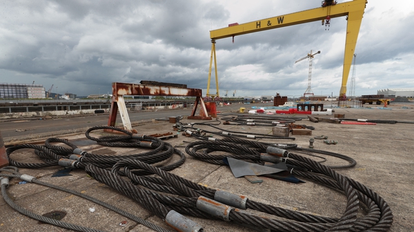 The Samson crane at the Harland and Wolff shipyard