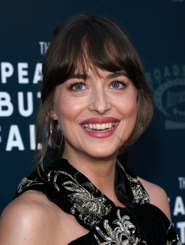 Johnson at the screening for The Peanut Butter Falcon