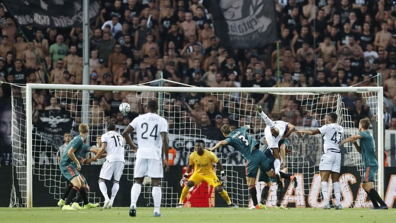 Ajax drew 2-2 with PAOK on Tuesday night