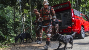 The local dog unit was brought in to sniff out any scent of the missing teenager