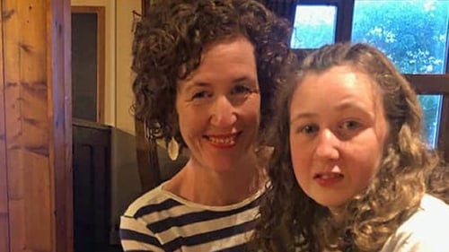 Nora, seen with her mother Meabh, disappeared on Sunday in Malaysia