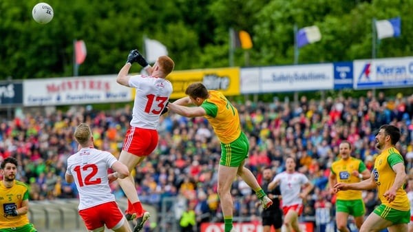 Cathal McShane in action against Donegal in the 2019 championship
