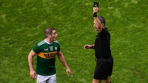 Stephen O'Brien saw black for a deliberate foul