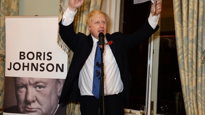 Boris Johnson at the launch of his book "The Churchill Factor: How One Man Made History" in 2014. Photo: David M. Benett/ Getty Images