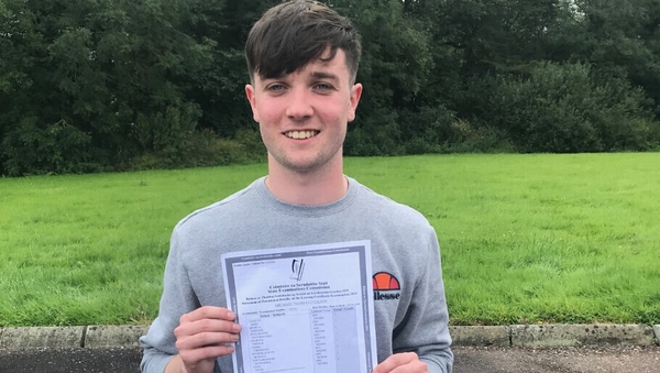 Michael O'Grady from Cork achieved 8 H1s in his Leaving Cert
