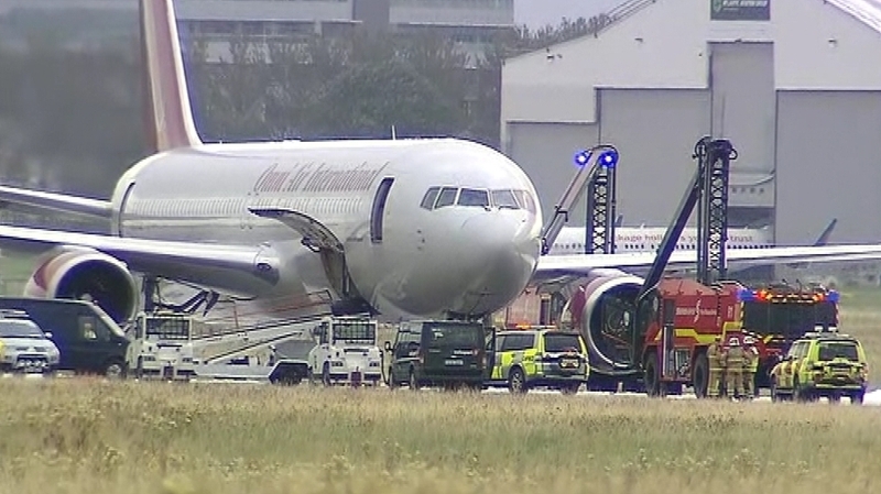 The incident involved an Omni Air International aircraft