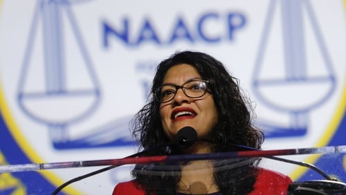 US lawmaker Rashida Tlaib is of Palestinian descent and has family in the West Bank