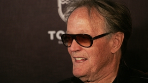 Peter Fonda at the Guadalajara International Film Festival on March 8 last