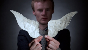 Manus Halligan stars in A Very Old Man With Enormous Wings Manus Halligan stars in A Very Old Man With Enormous Wings