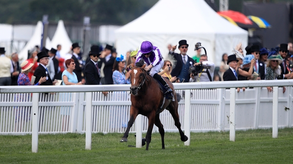 Ryan Moore steered Japan to victory at Ascot