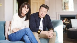 Davina McCall and Jamie Oliver