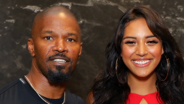Jamie Foxx and Sela Vave (photographed at an event in Hollywood last month) - 