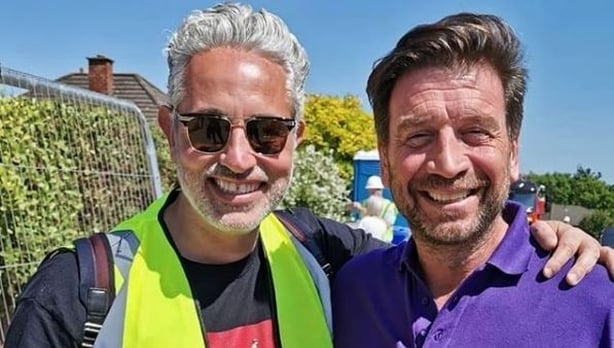 Baz Ashmawy and Nick Knowles