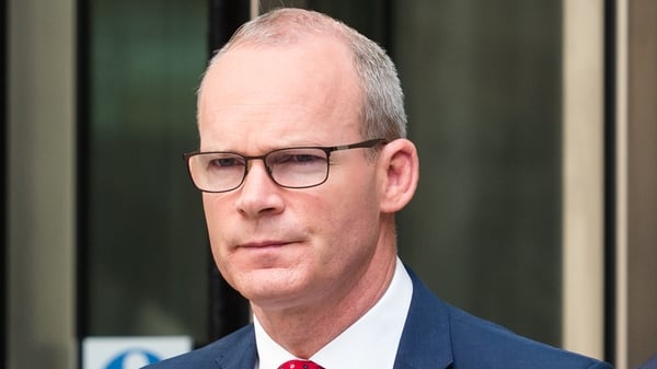 Simon Coveney said the Withdrawal Agreement is not up for renegotiation