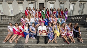 Dáithí Ó Sé and this year's Roses. Dáithí Ó Sé and this year's Roses.