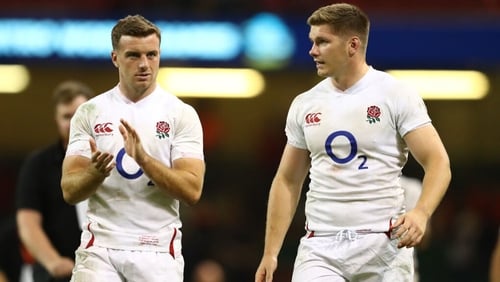 George Ford continues at out-half with captain Owen Farrell starting at inside centre and lining up alongside Manu Tuilagi in midfield