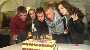 The Cassidys celebrated their 18th birthday at the Rotunda Hospital