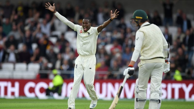 Jofra Archer takes six wickets as England bowl Australia out for 179