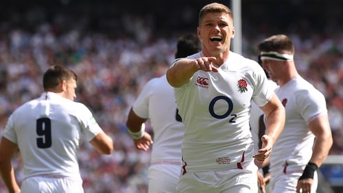 Owen Farrell helped England to a resounding victory at Twickenham