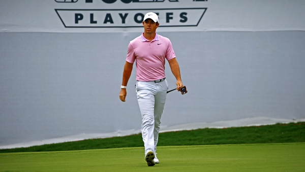Rory McIlroy is well in the hunt in Atlanta