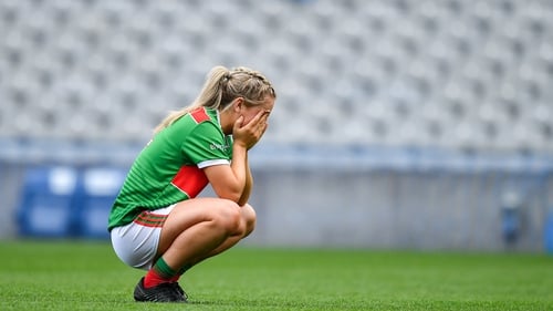 A dejected Éilis Roynane at the full-time whistle