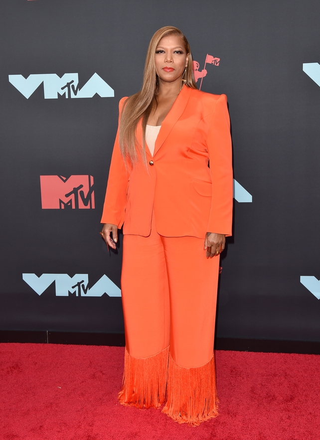 Queen Latifah in Sergio Hudson. Photo: Getty.