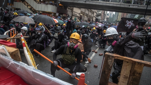 Hong Kong has been rocked by weeks of protests