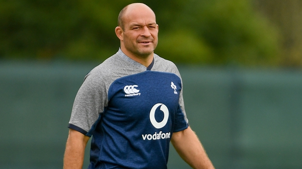 Rory Best at training on Tuesday