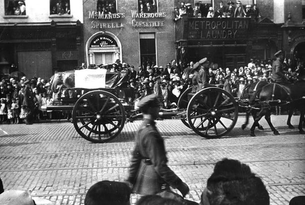 The funeral of Michael Collins (1922)