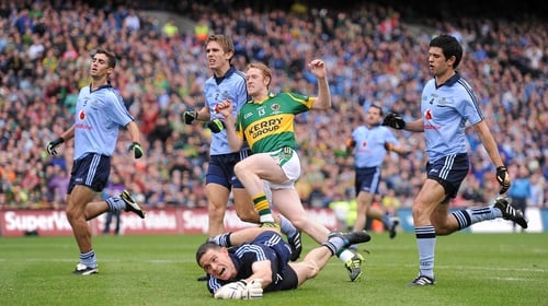 The Gooch scores a goal for Kerry against Dublin in the 2011 All-Ireland final