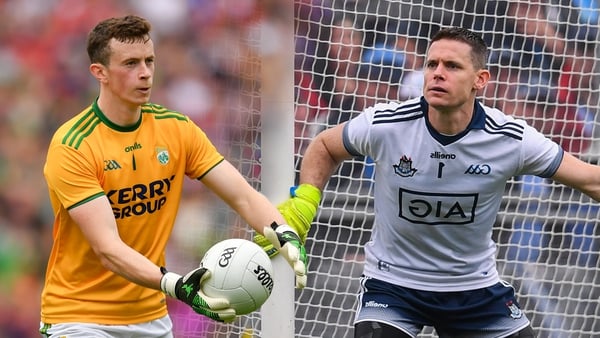 Kerry net-minder Shane Ryan is playing in his first All-Ireland final while Dublin's Stephen Cluxton goes in search of a sixth Sam Maguire