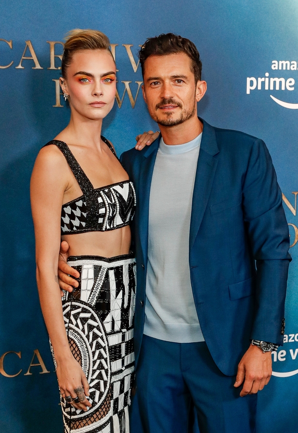 Cara Delevingne and Orlando Bloom