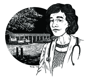 Herstory: Patricia Horne, Medical missionary doctor.
Illustration by Szabolcs Kariko. Herstory: Patricia Horne, Medical missionary doctor.
Illustration by Szabolcs Kariko.