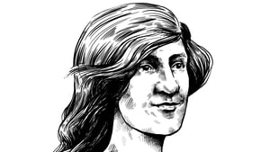 Herstory: Sarah 'Fanny' Durack - 1889–1956: Olympic swimmer and world-record holder.
Illustration by Szabolcs Kariko.