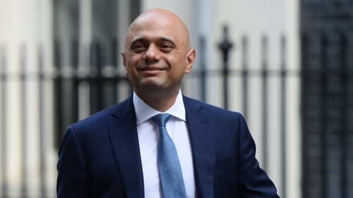 UK finance minister Sajid Javid UK finance minister Sajid Javid