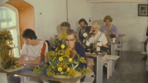 Flower arranging class, An Grianán (1984)