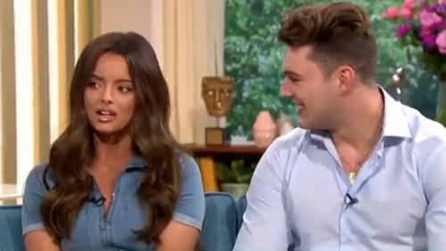 Maura Higgins and Curtis Pritchard - "We know we're happy, so that's all that matters" Screengrab: This Morning/ITV